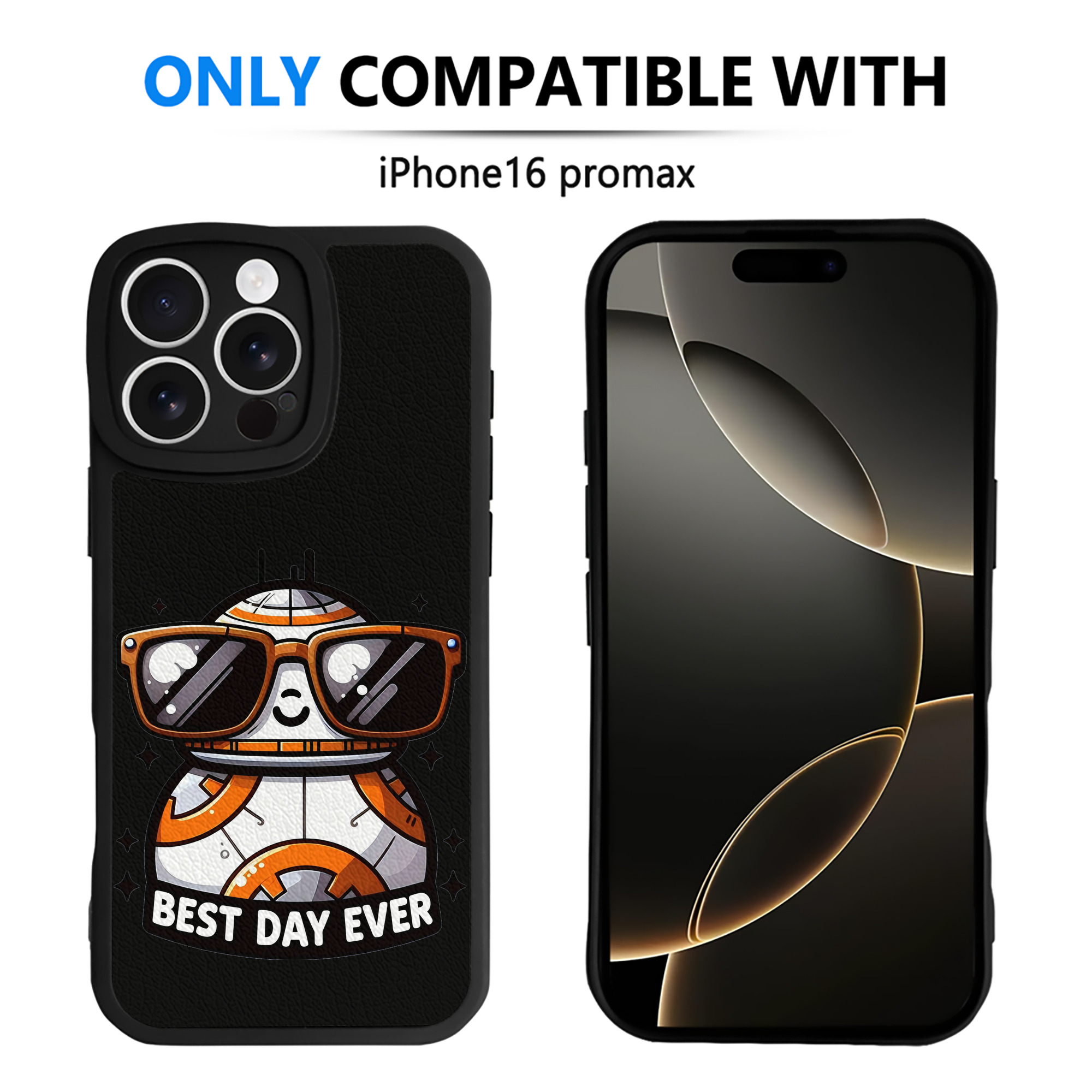 （画像用） スター・ウォーズ Star Wars 【iPhone 16シリーズ対応】シリコンスマホケース（レザー調） 材質：シリコン